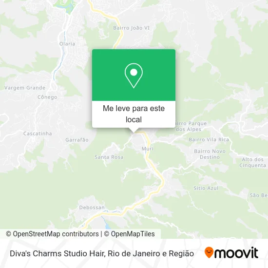 Diva's Charms Studio Hair mapa