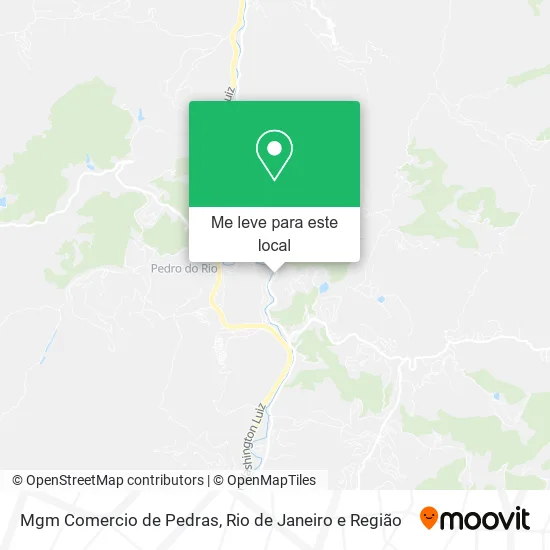 Mgm Comercio de Pedras mapa