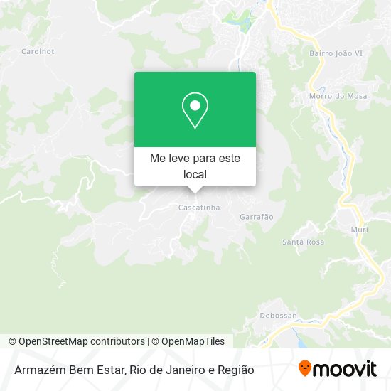 Armazém Bem Estar mapa