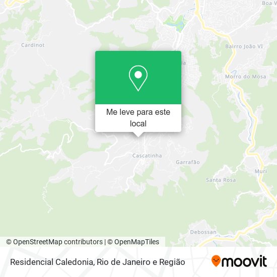 Residencial Caledonia mapa