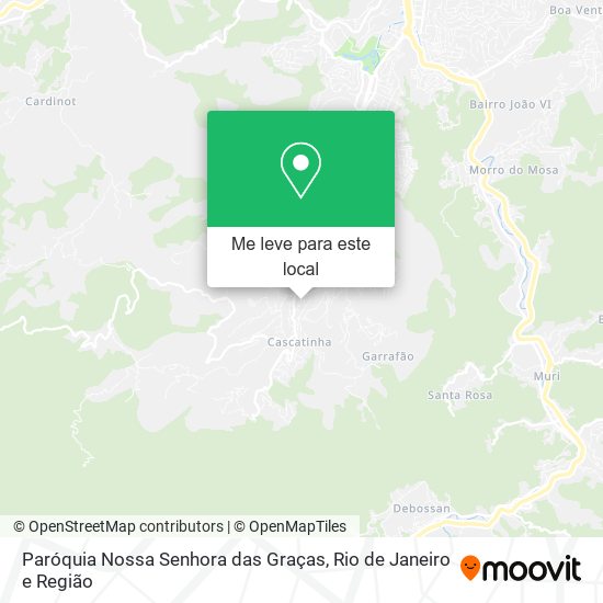 Paróquia Nossa Senhora das Graças mapa