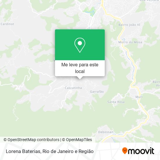 Lorena Baterias mapa