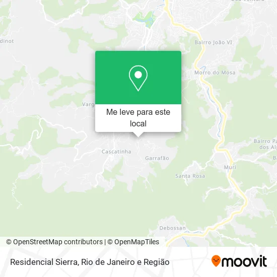 Residencial Sierra mapa