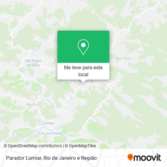 Parador Lumiar mapa