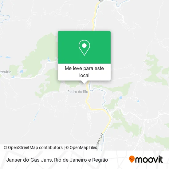 Janser do Gas Jans mapa