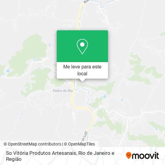 So Vitória Produtos Artesanais mapa