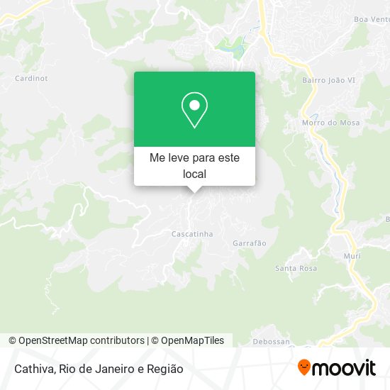 Cathiva mapa
