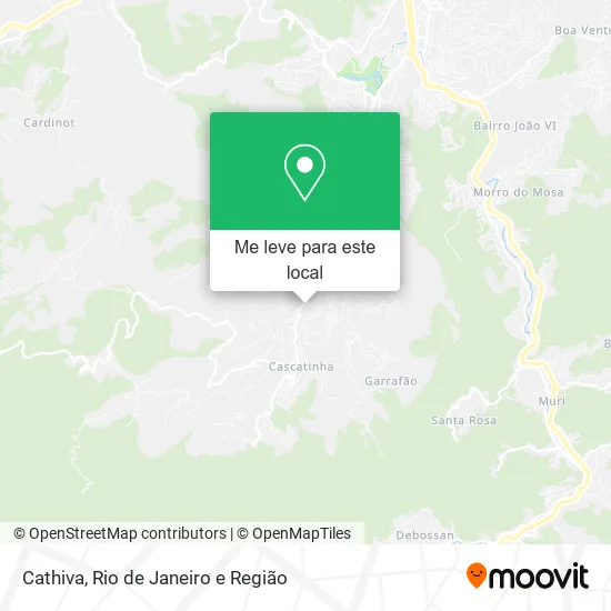 Cathiva mapa