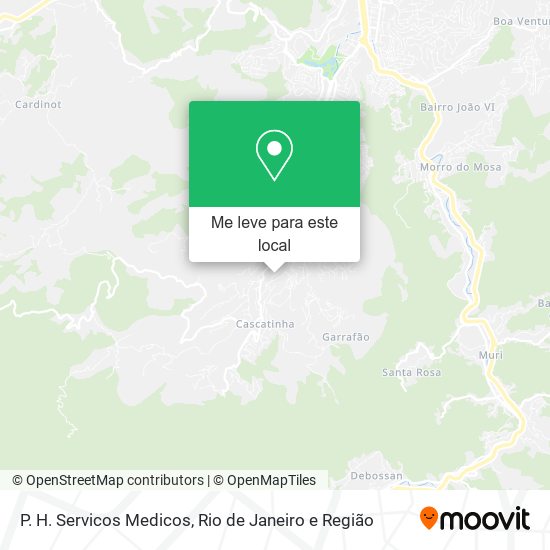 P. H. Servicos Medicos mapa
