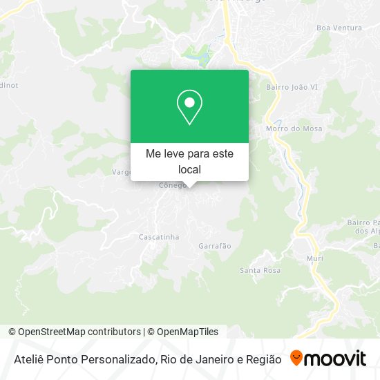 Ateliê Ponto Personalizado mapa