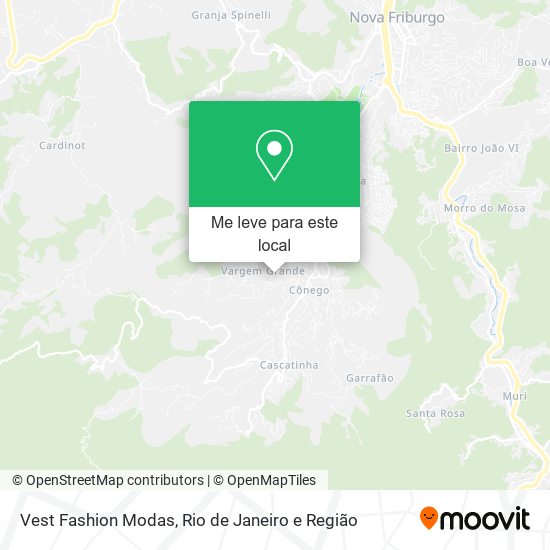 Vest Fashion Modas mapa
