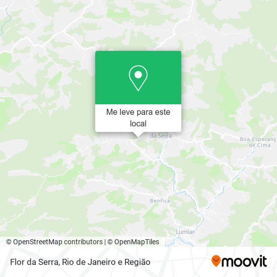 Flor da Serra mapa
