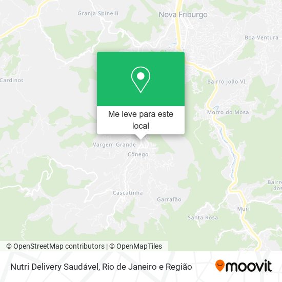 Nutri Delivery Saudável mapa