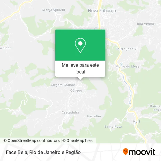 Face Bela mapa