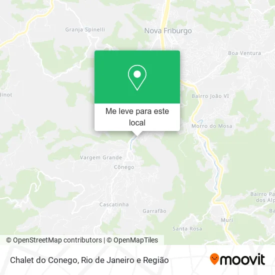 Chalet do Conego mapa