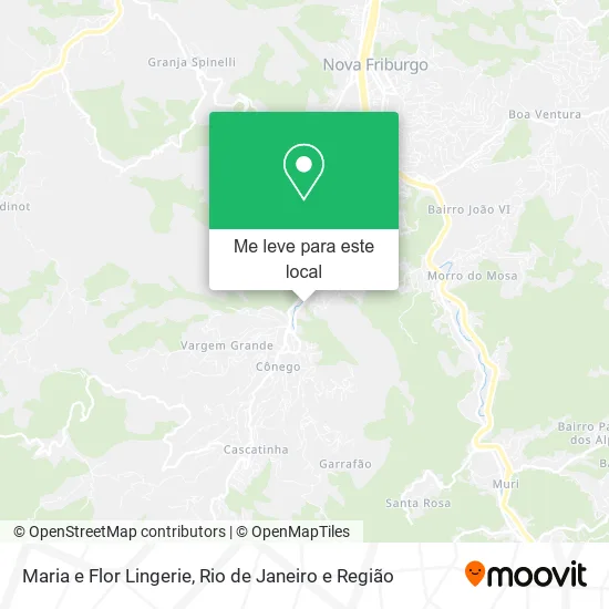 Maria e Flor Lingerie mapa