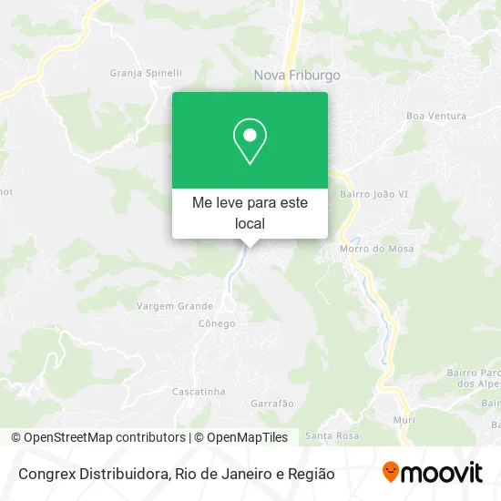 Congrex Distribuidora mapa