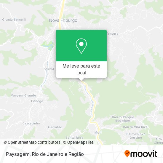 Paysagem mapa
