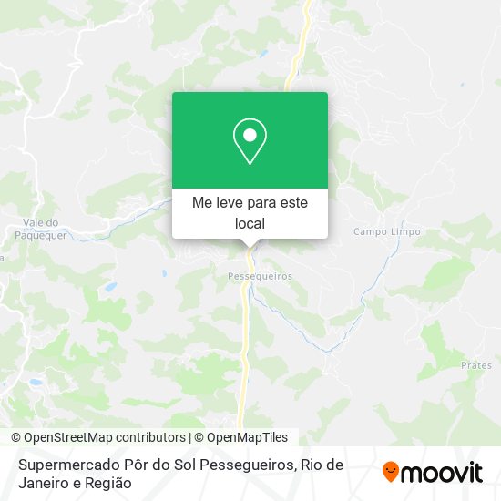 Supermercado Pôr do Sol Pessegueiros mapa
