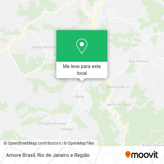Amore Brasil mapa
