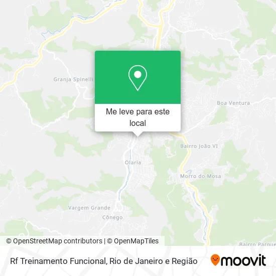 Rf Treinamento Funcional mapa