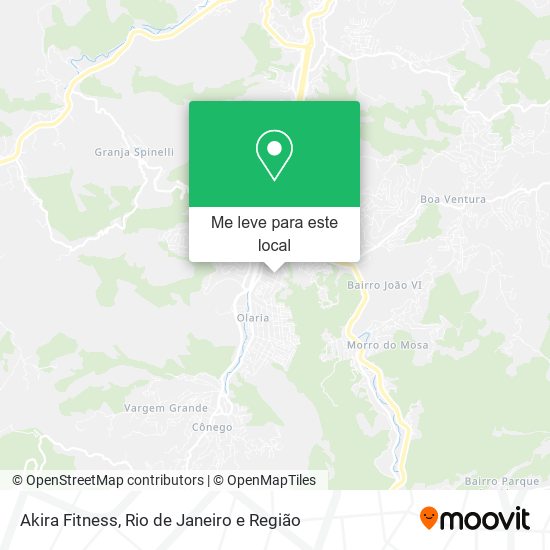 Akira Fitness mapa