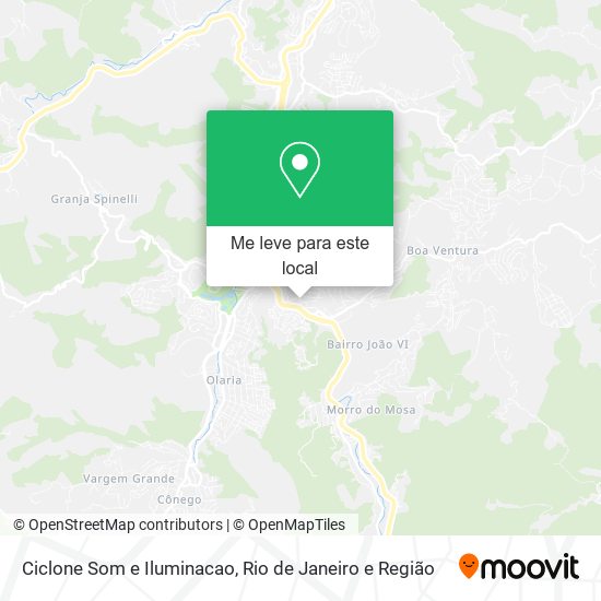 Ciclone Som e Iluminacao mapa