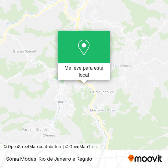 Sônia Modas mapa