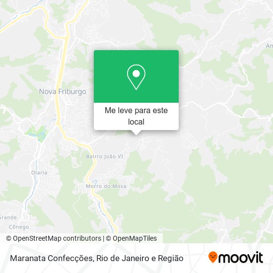 Maranata Confecções mapa