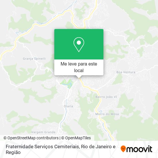 Fraternidade Serviços Cemiteriais mapa