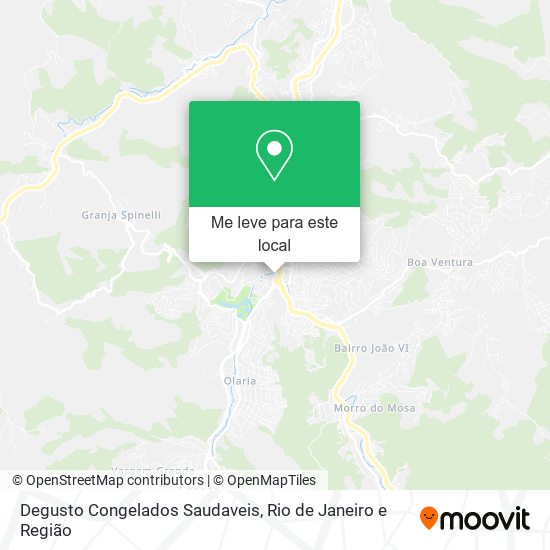 Degusto Congelados Saudaveis mapa