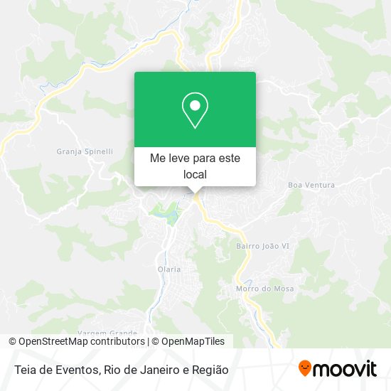 Teia de Eventos mapa