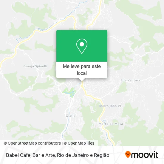 Babel Cafe, Bar e Arte mapa