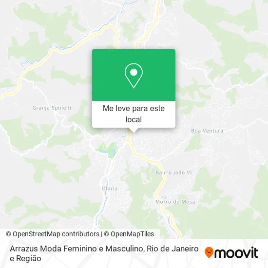 Arrazus Moda Feminino e Masculino mapa