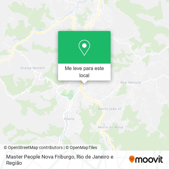 Master People Nova Friburgo mapa