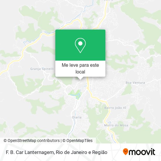 F. B. Car Lanternagem mapa