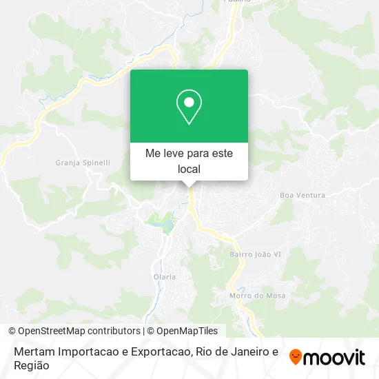 Mertam Importacao e Exportacao mapa