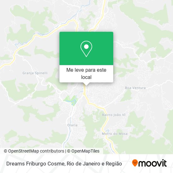 Dreams Friburgo Cosme mapa