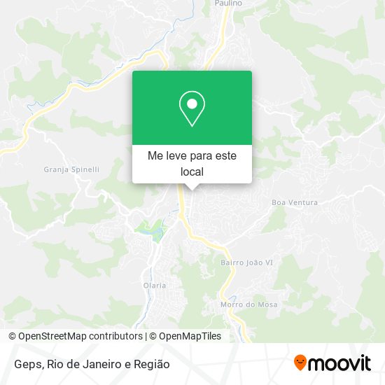 Geps mapa