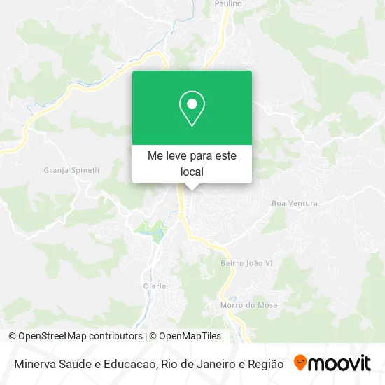 Minerva Saude e Educacao mapa