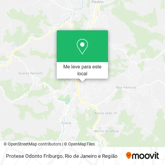 Protese Odonto Friburgo mapa