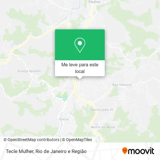 Tecle Mulher mapa