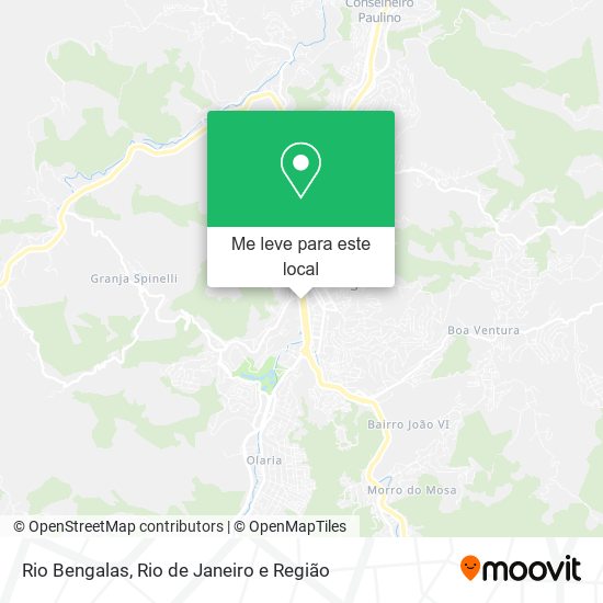 Rio Bengalas mapa