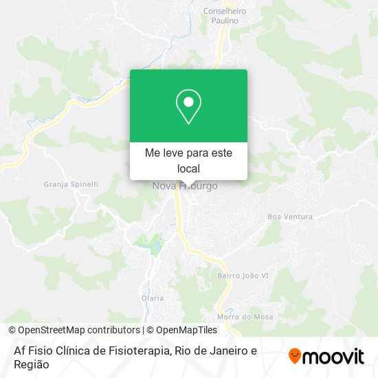 Af Fisio Clínica de Fisioterapia mapa