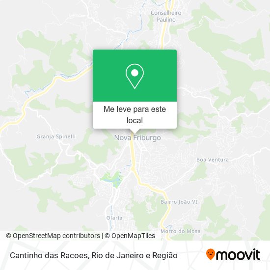 Cantinho das Racoes mapa