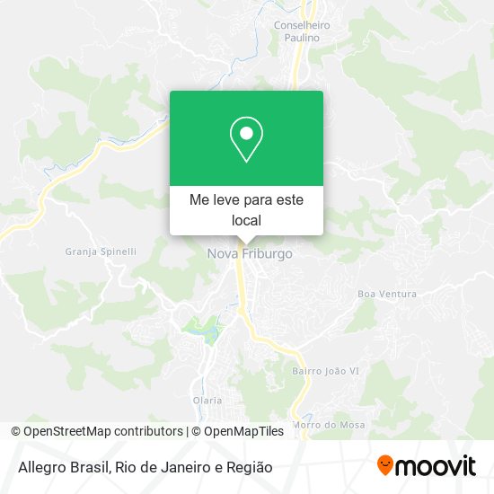 Allegro Brasil mapa