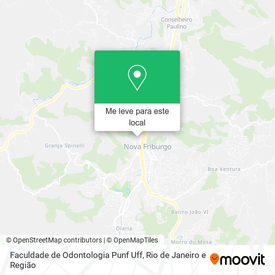 Faculdade de Odontologia Punf Uff mapa