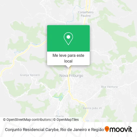 Conjunto Residencial Carybe mapa