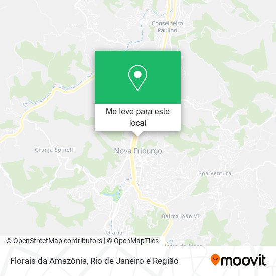 Florais da Amazônia mapa