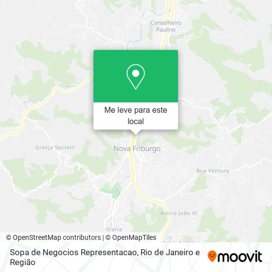 Sopa de Negocios Representacao mapa